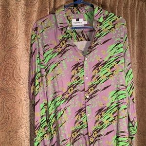 Topman Patterned Dress shirt